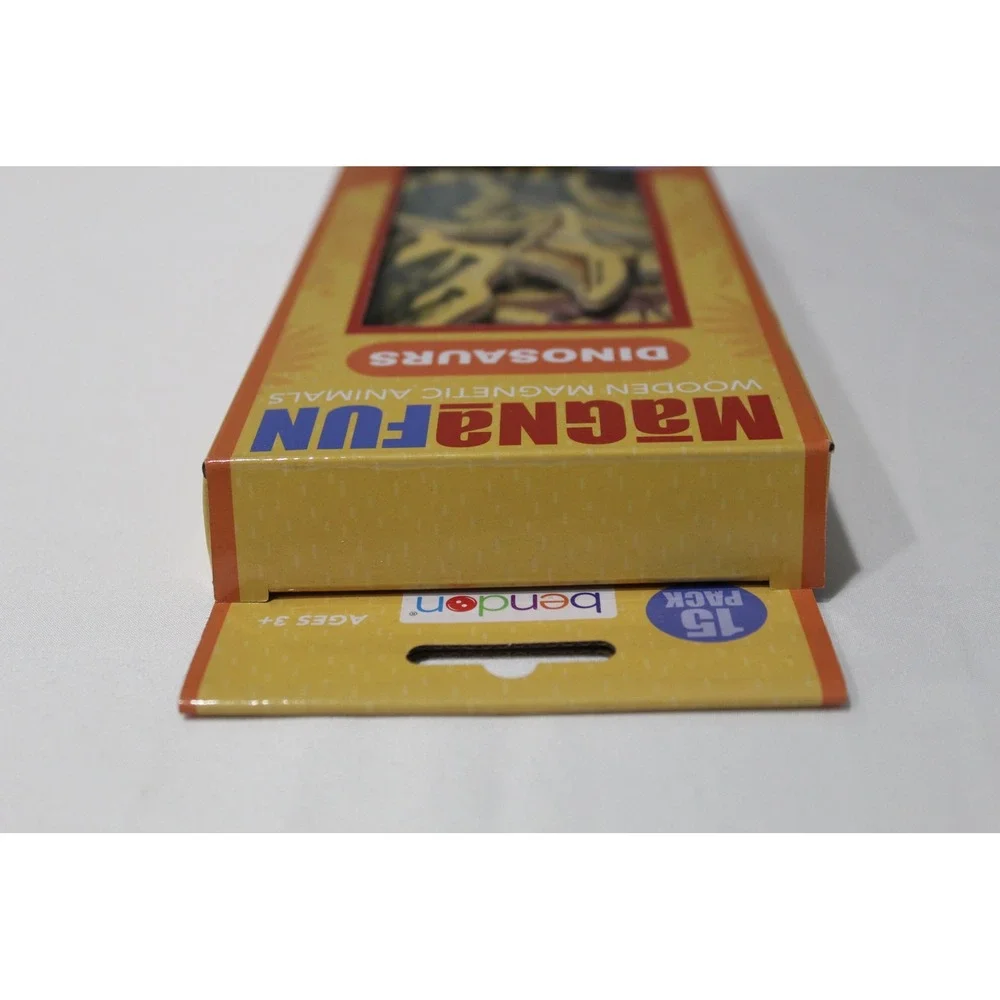 Bendon MagnaFun Wooden Magnetic Dinosaurs 15 Pack Kids Educational Toy Set NEW